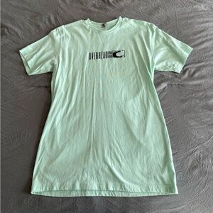 Mint Green Graphic Surf T-Shirt